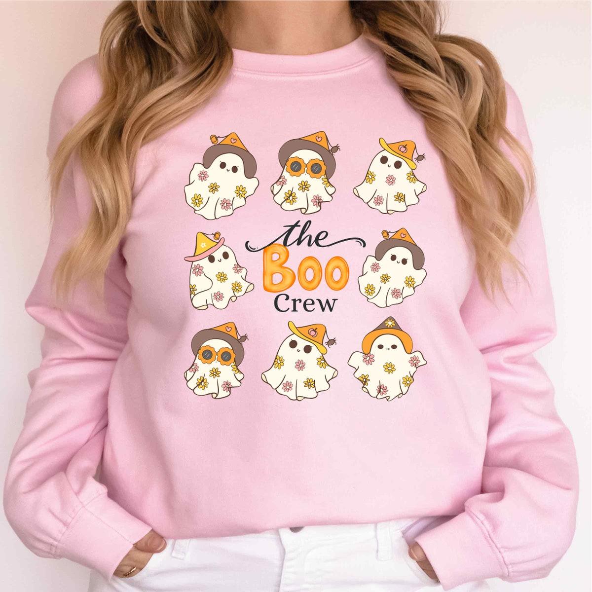 The Boo Crew Cute Baby Ghosts Spooky Season Shirt 2