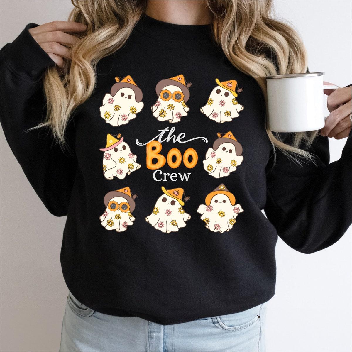 The Boo Crew Cute Baby Ghosts Spooky Season Shirt 5