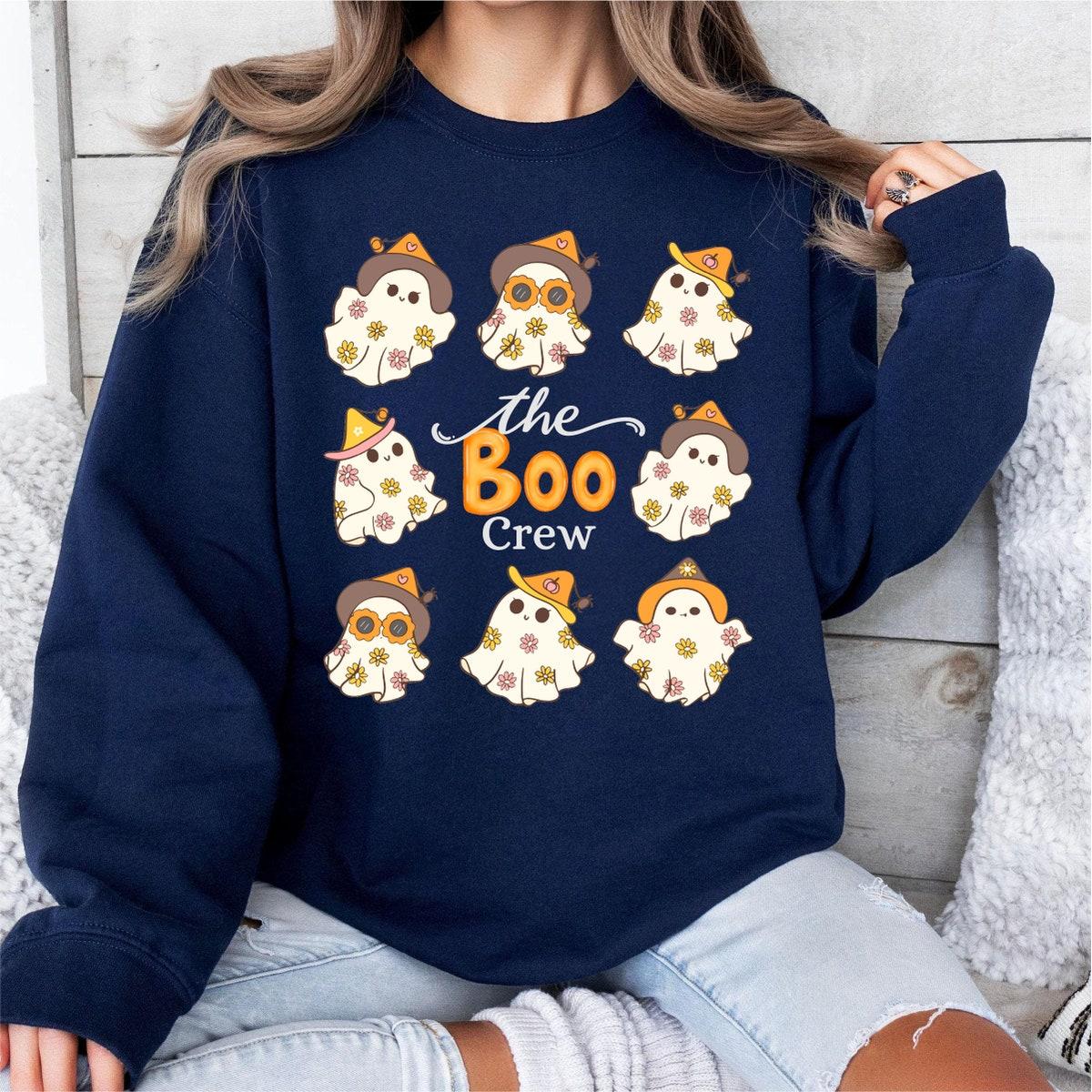 The Boo Crew Cute Baby Ghosts Spooky Season Shirt 7