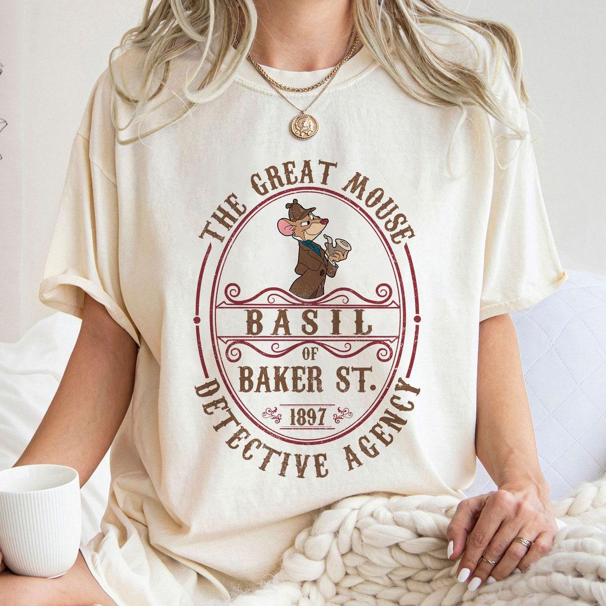 The Great Mouse Detective Basil Of Baker Street 1897 Detective Agency Shirt 2