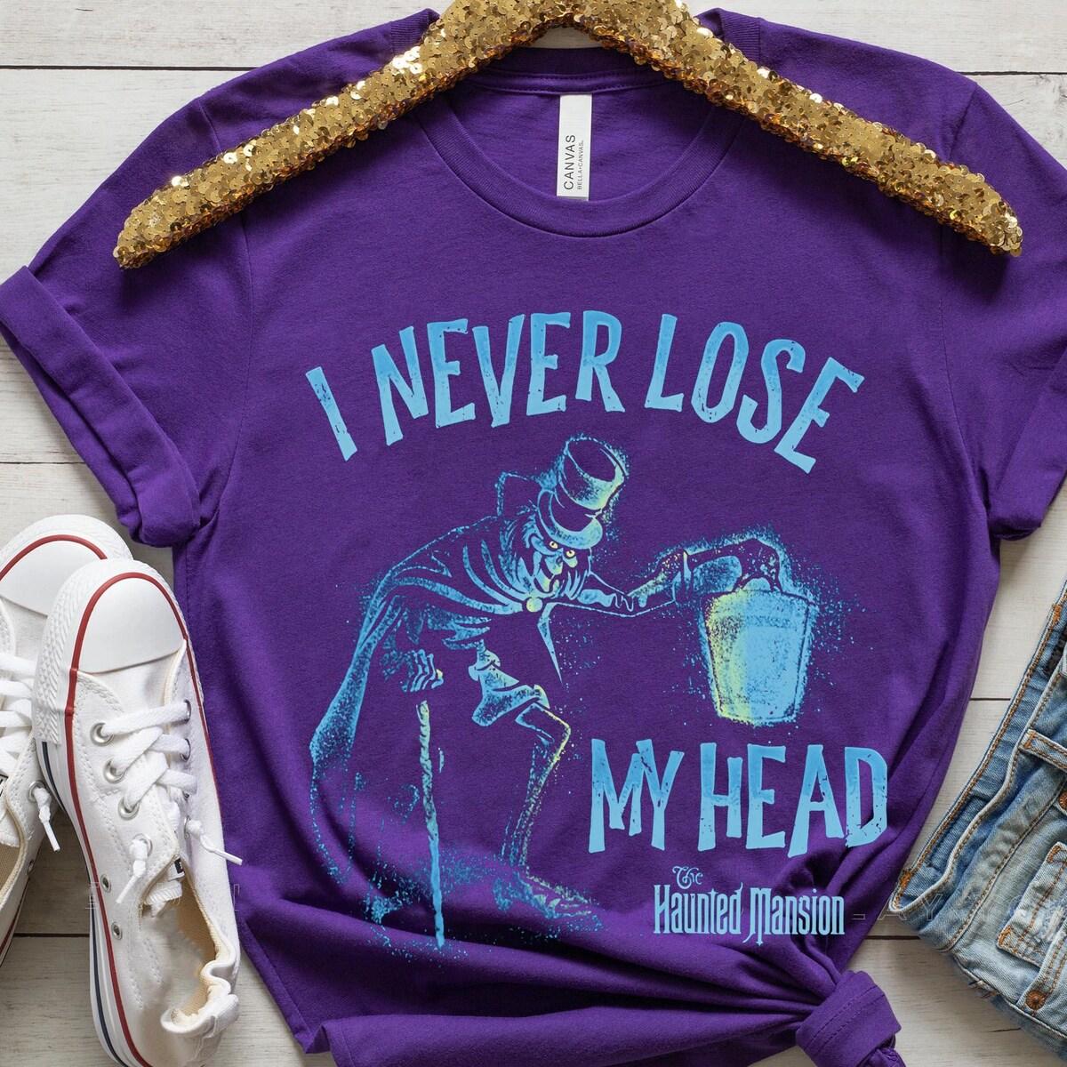 The Hatbox Ghost I Never Lose My Head The Haunted Mansion Shirt 3