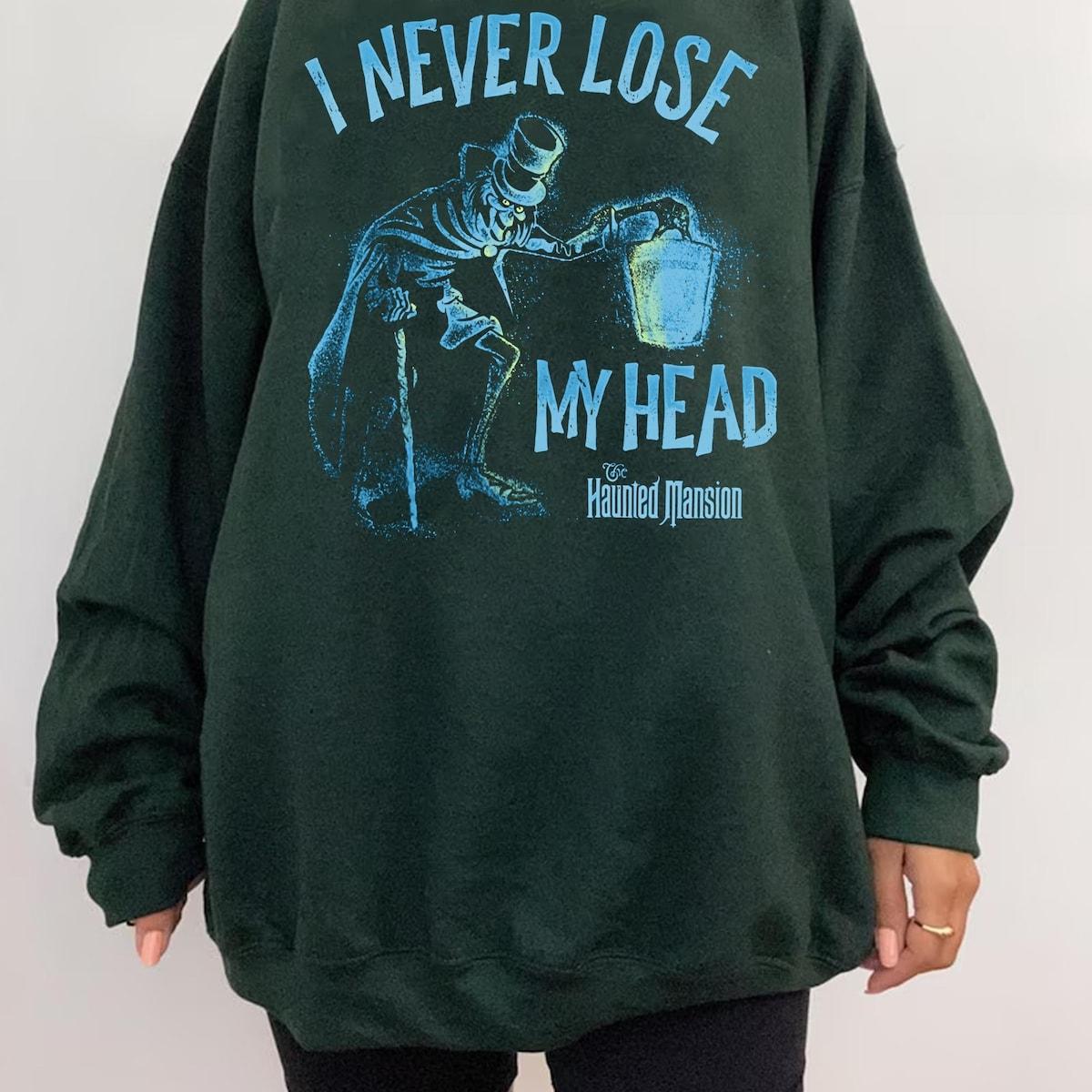 The Hatbox Ghost I Never Lose My Head The Haunted Mansion Shirt 4