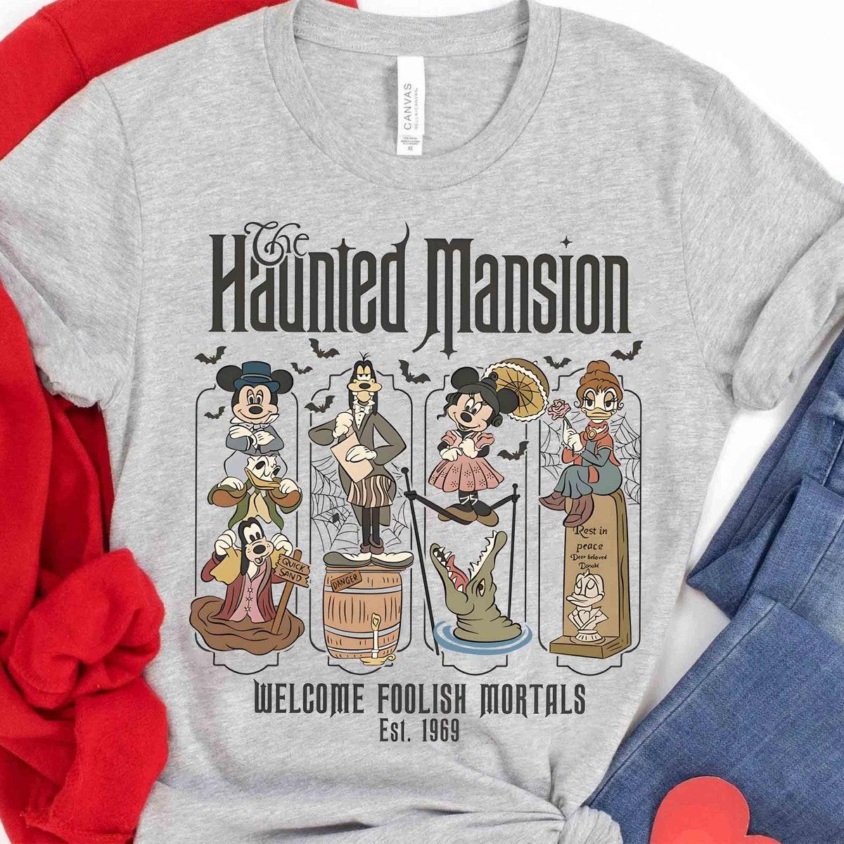 The Haunted Mansion Mickey Mouse And Friends Shirt 3