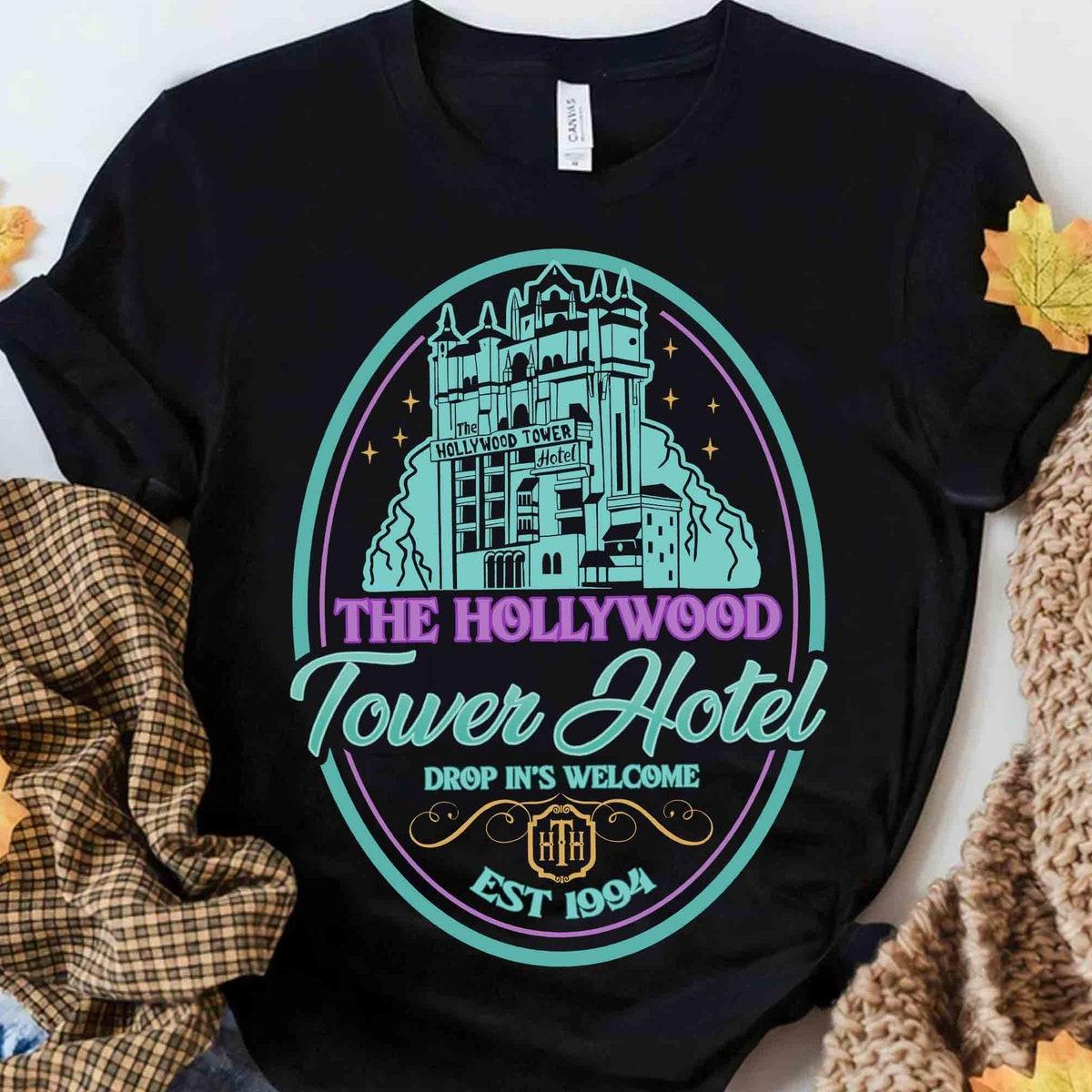 The Hollywood Tower Hotel Drop In's Welcome 1994 Shirt 2