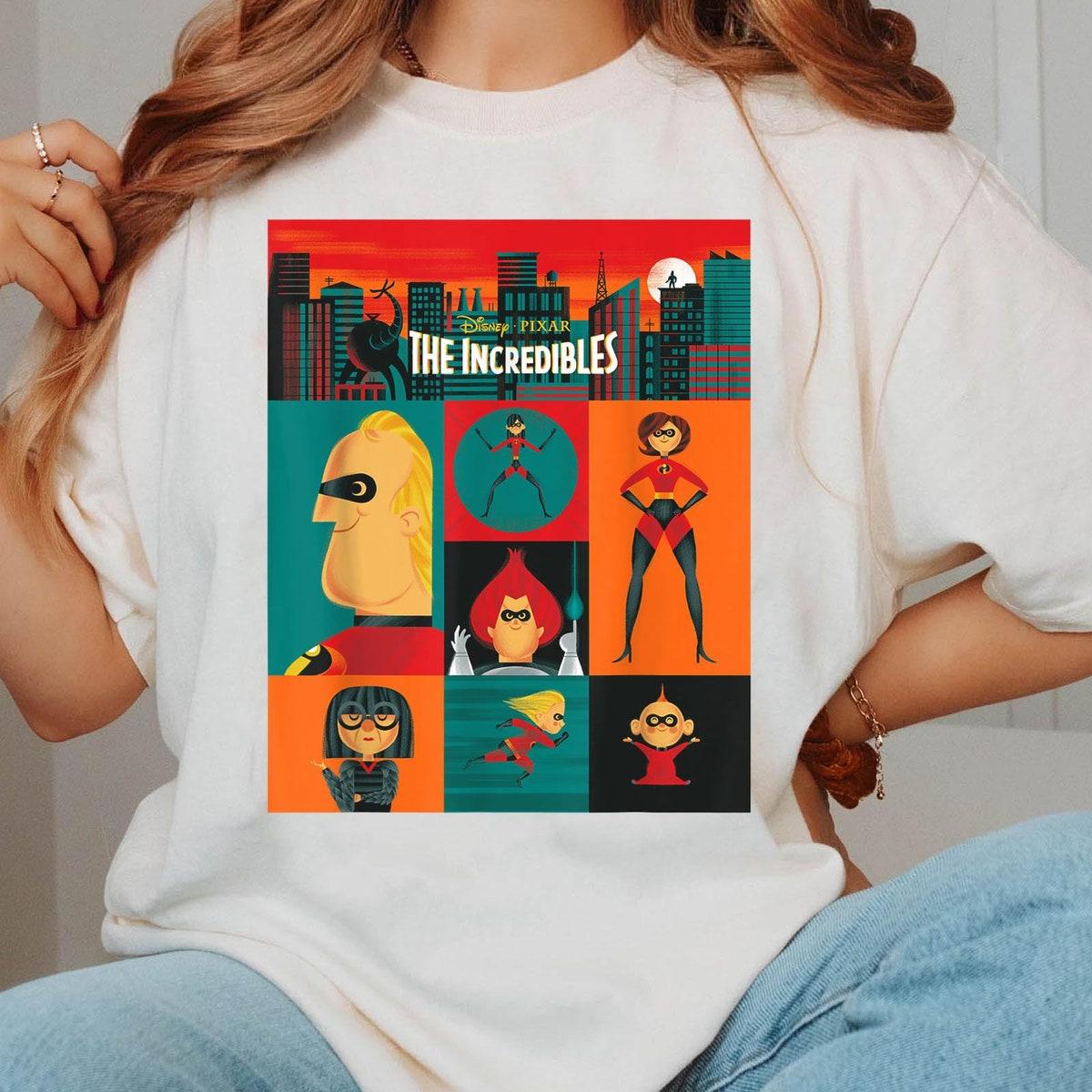 The Incredibles Family Color Block Disney Family Matching Shirt 1