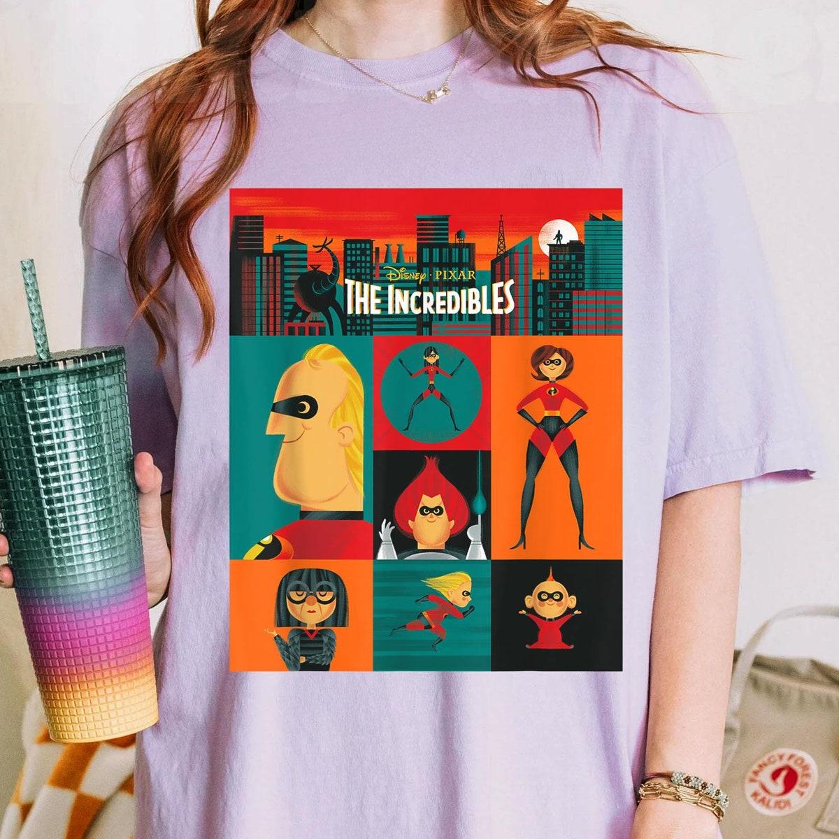 The Incredibles Family Color Block Disney Family Matching Shirt 3