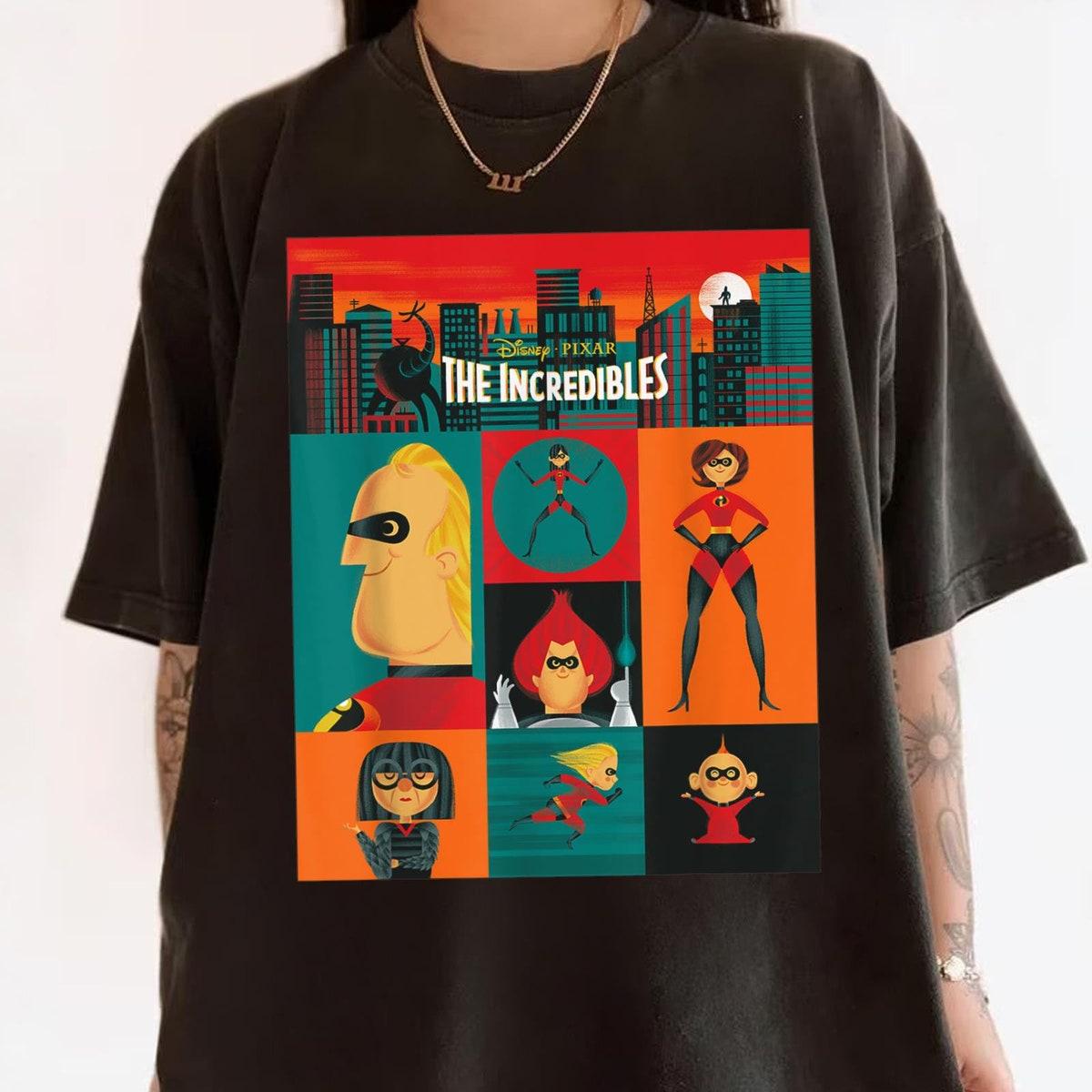 The Incredibles Family Color Block Disney Family Matching Shirt 4