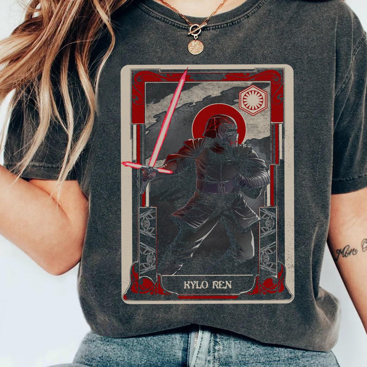 The Last Jedi Halloween Kylo Ren Tarot Card Star Wars Shirt 1