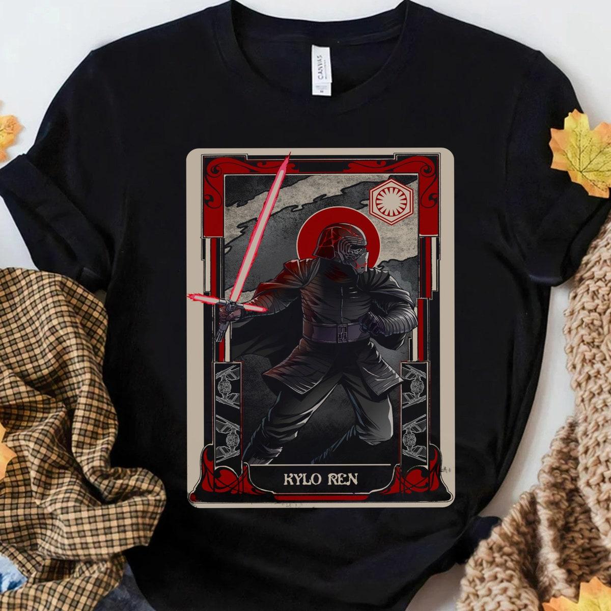 The Last Jedi Halloween Kylo Ren Tarot Card Star Wars Shirt 2