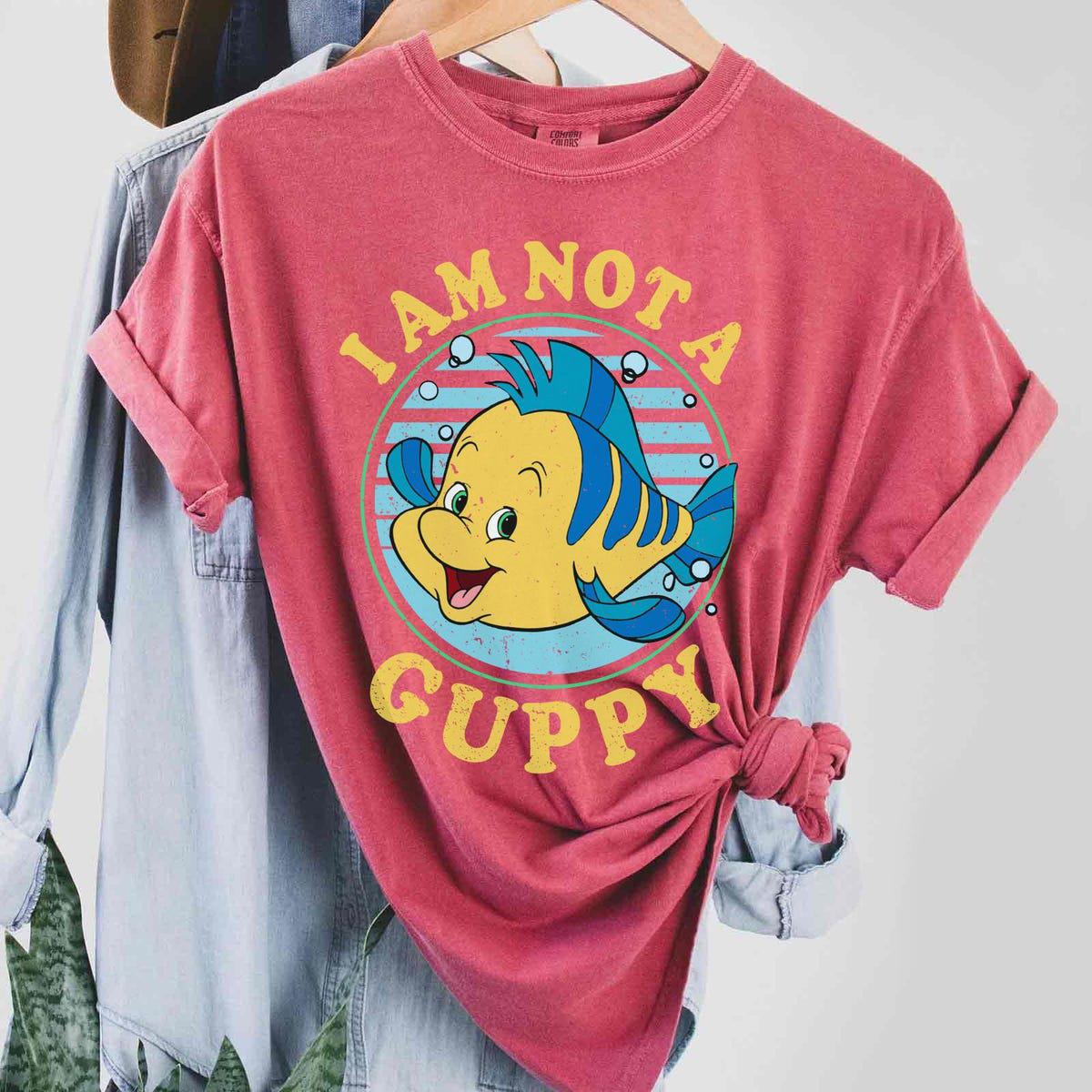 The Little Mermaid Flounder I Am Not A Guppy Shirt 3