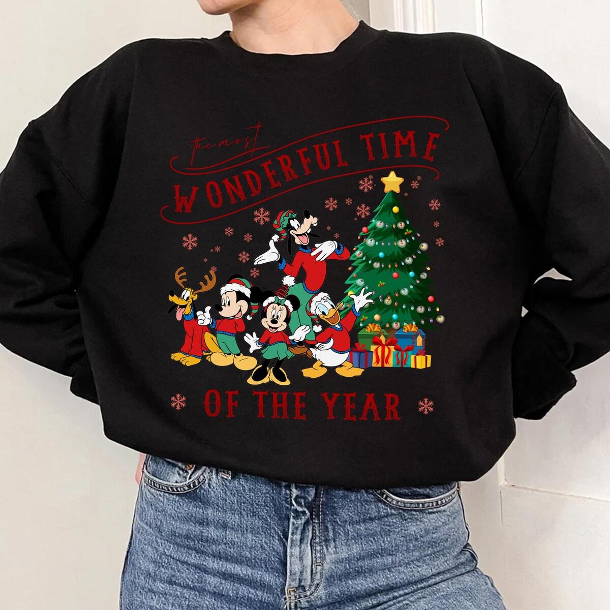 The Most Wonderful Time Of The Year Christmas Disney Christmas Tree Shirt 4