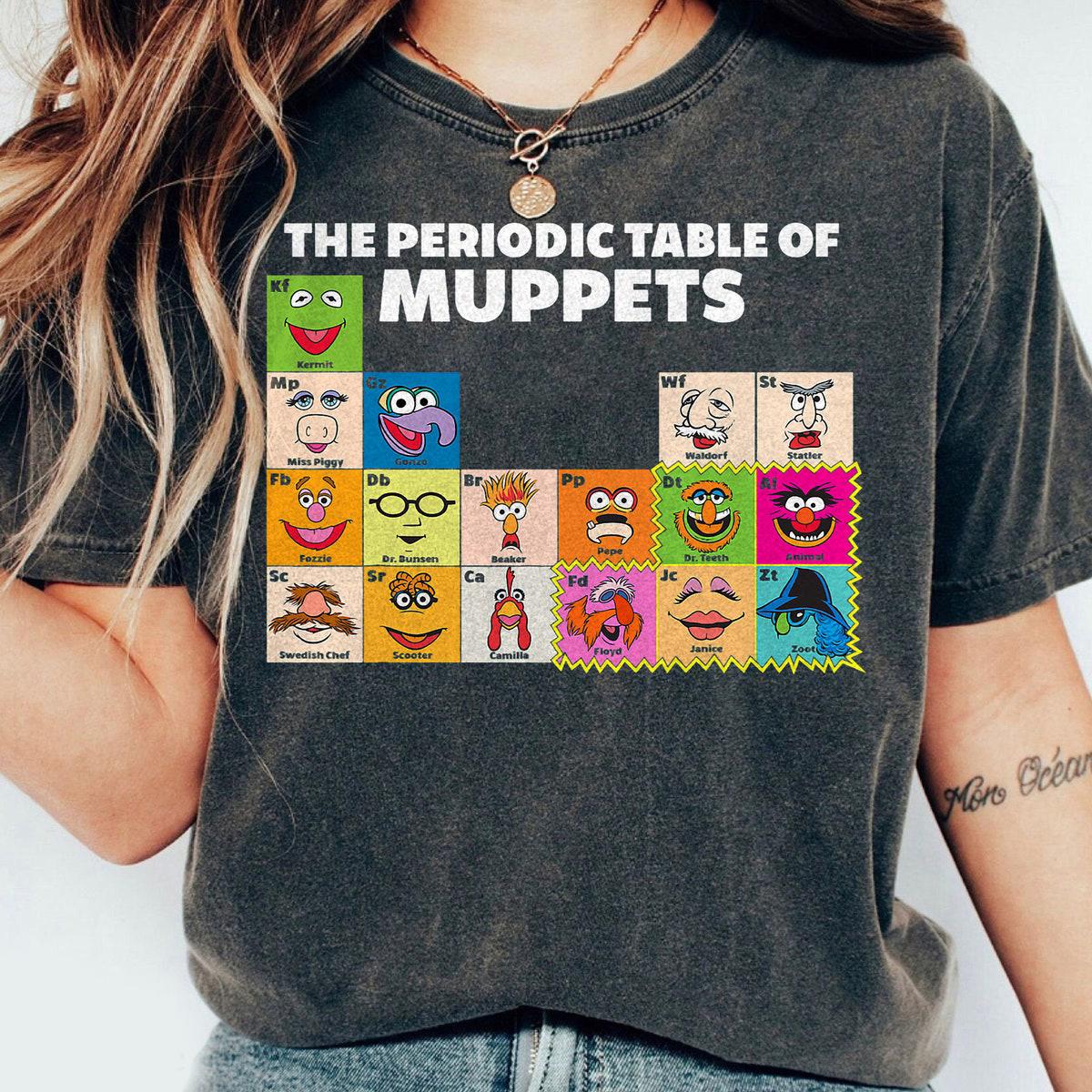 The Muppets Periodic Table Of The Muppets Shirt 1