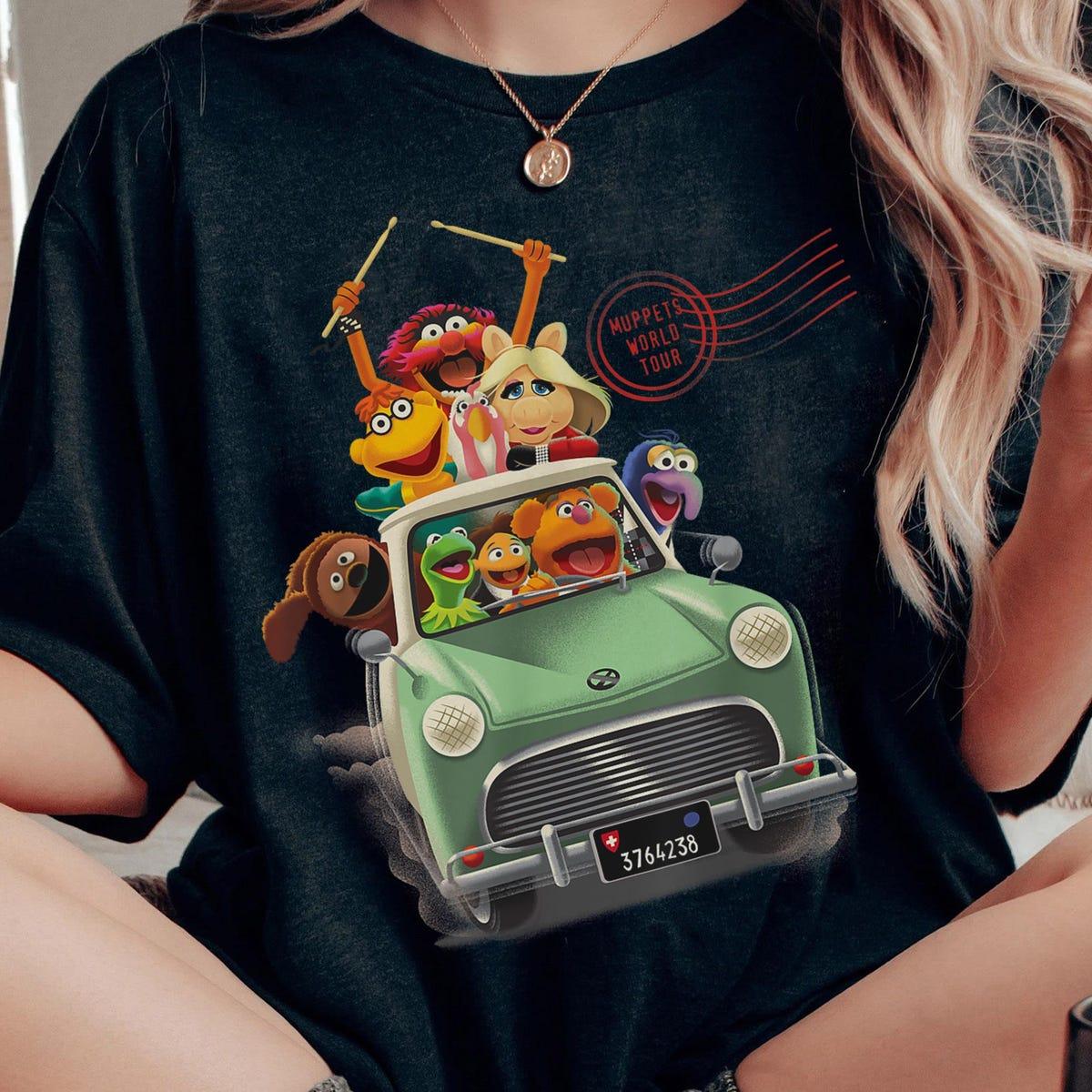 The Muppets World Tour Driving Car Group Shirt 1