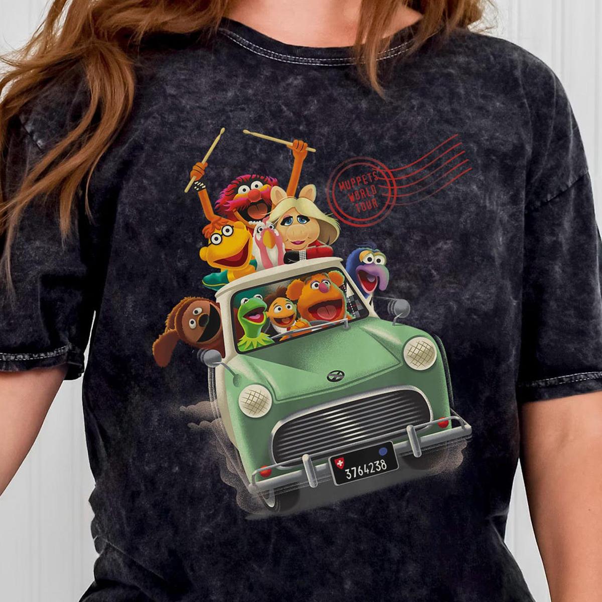 The Muppets World Tour Driving Car Group Shirt 2