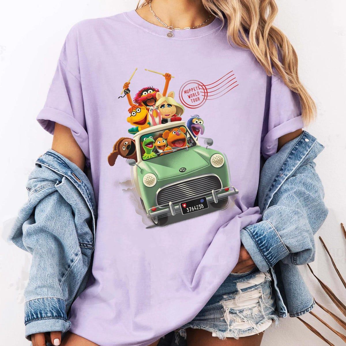 The Muppets World Tour Driving Car Group Shirt 5