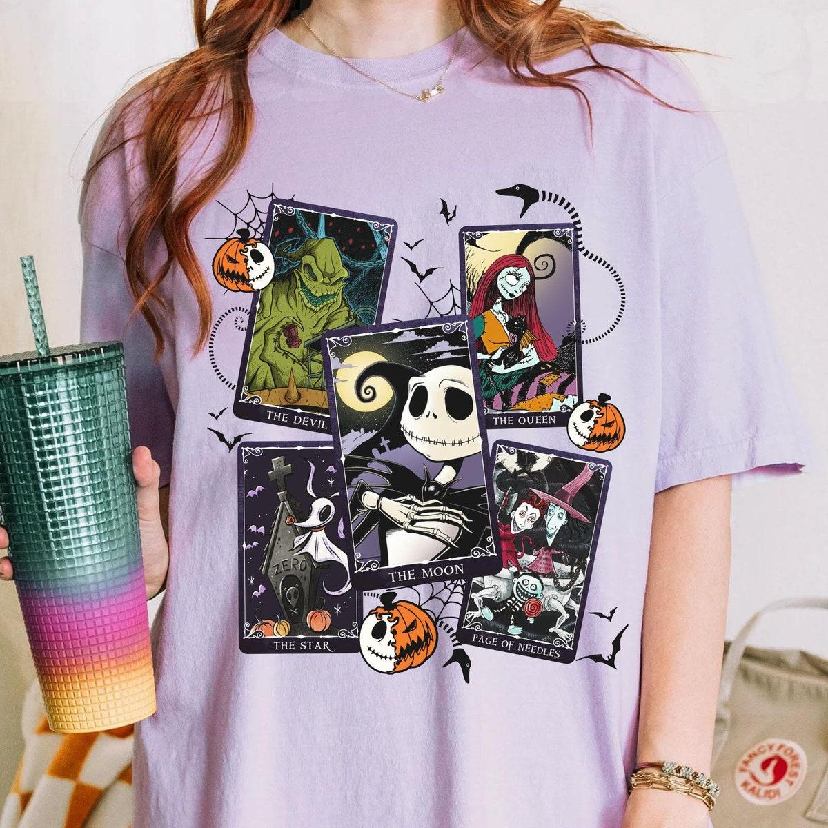 The Nightmare Before Christmas Characters Tarot Cards Shirt 4