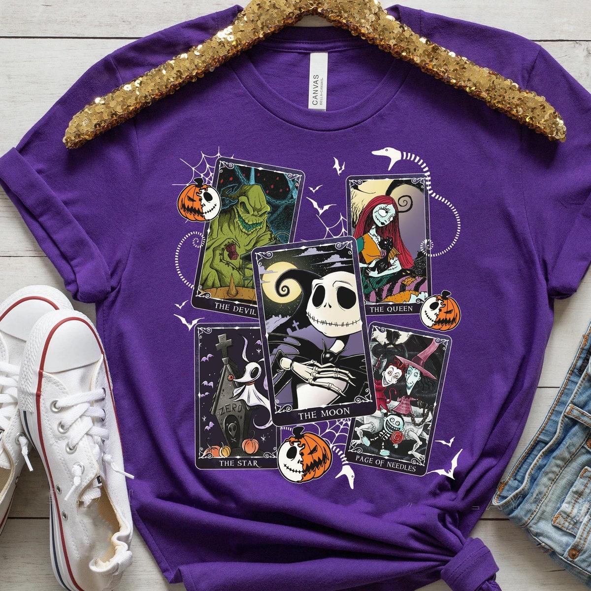 The Nightmare Before Christmas Characters Tarot Cards Shirt 5