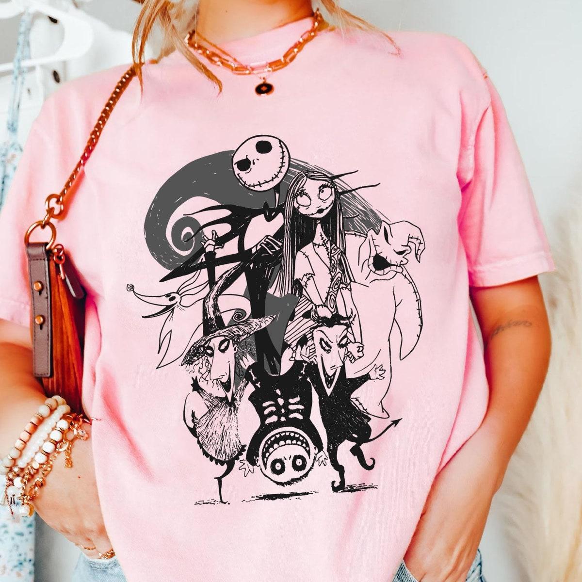 The Nightmare Before Christmas Group Characters Halloween Matching Shirt 5