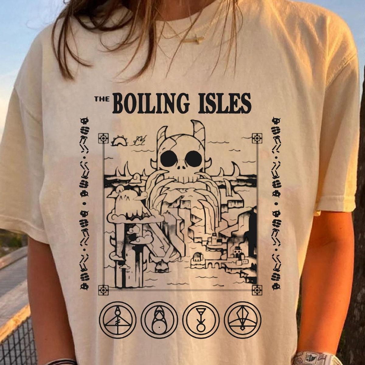 The Owl House King Boiling Isles Map Vintage Disney Shirt 1