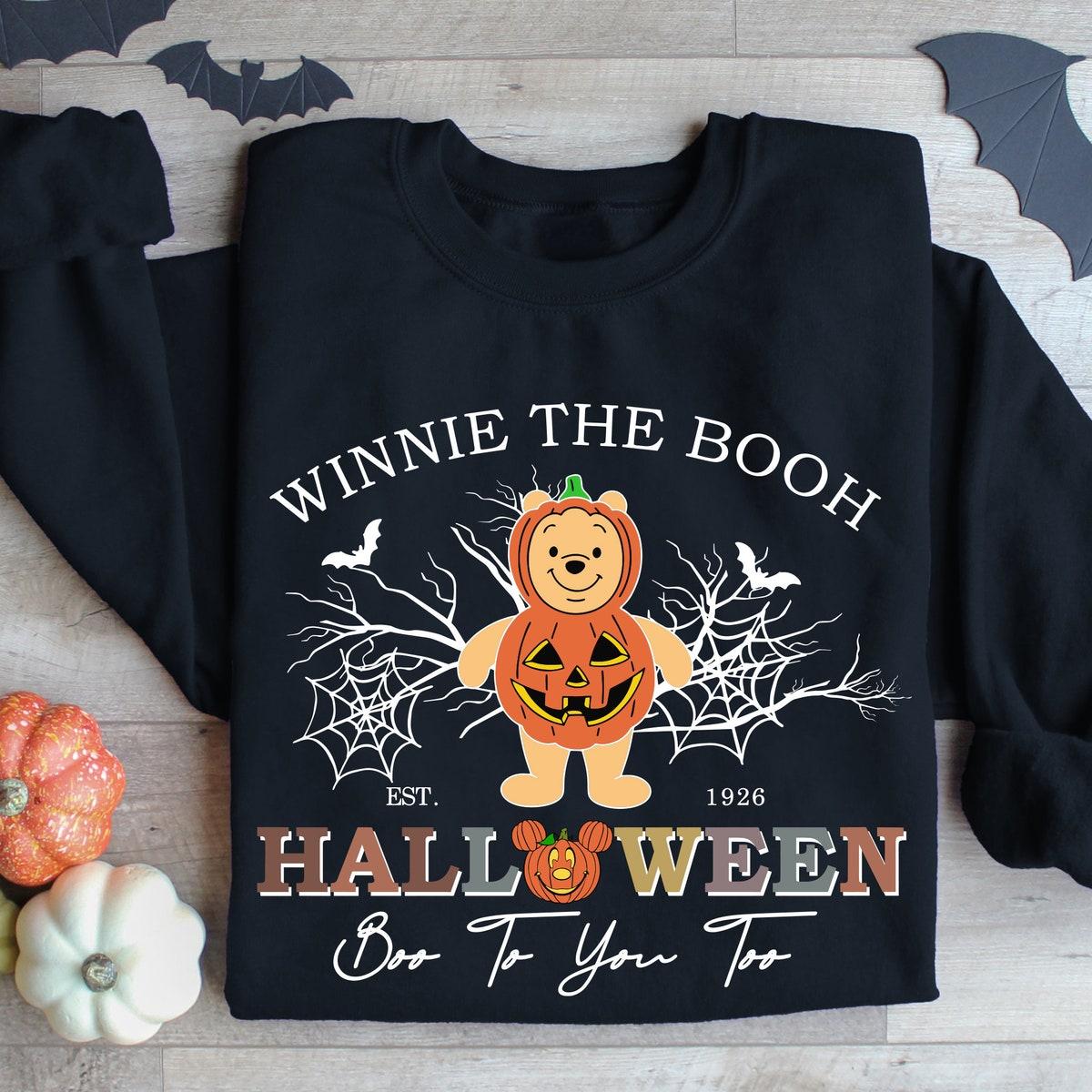 The Pooh Halloween Winnie Ghost Shirt 1