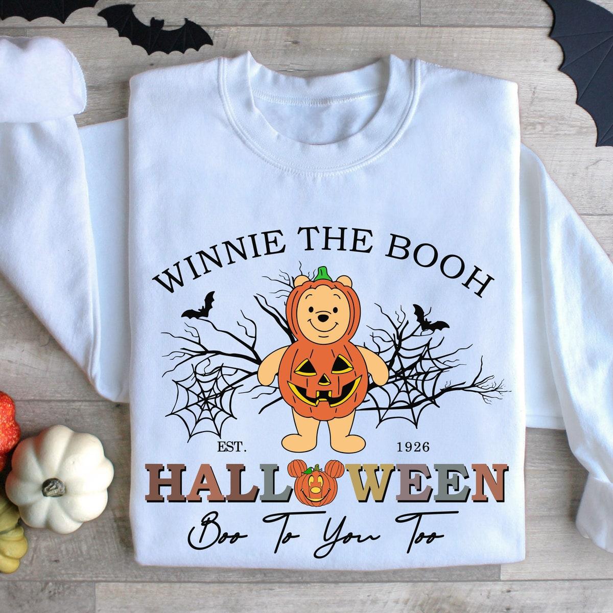 The Pooh Halloween Winnie Ghost Shirt 2