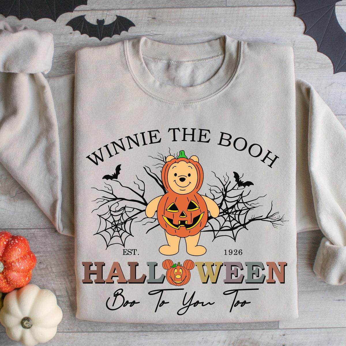 The Pooh Halloween Winnie Ghost Shirt 3