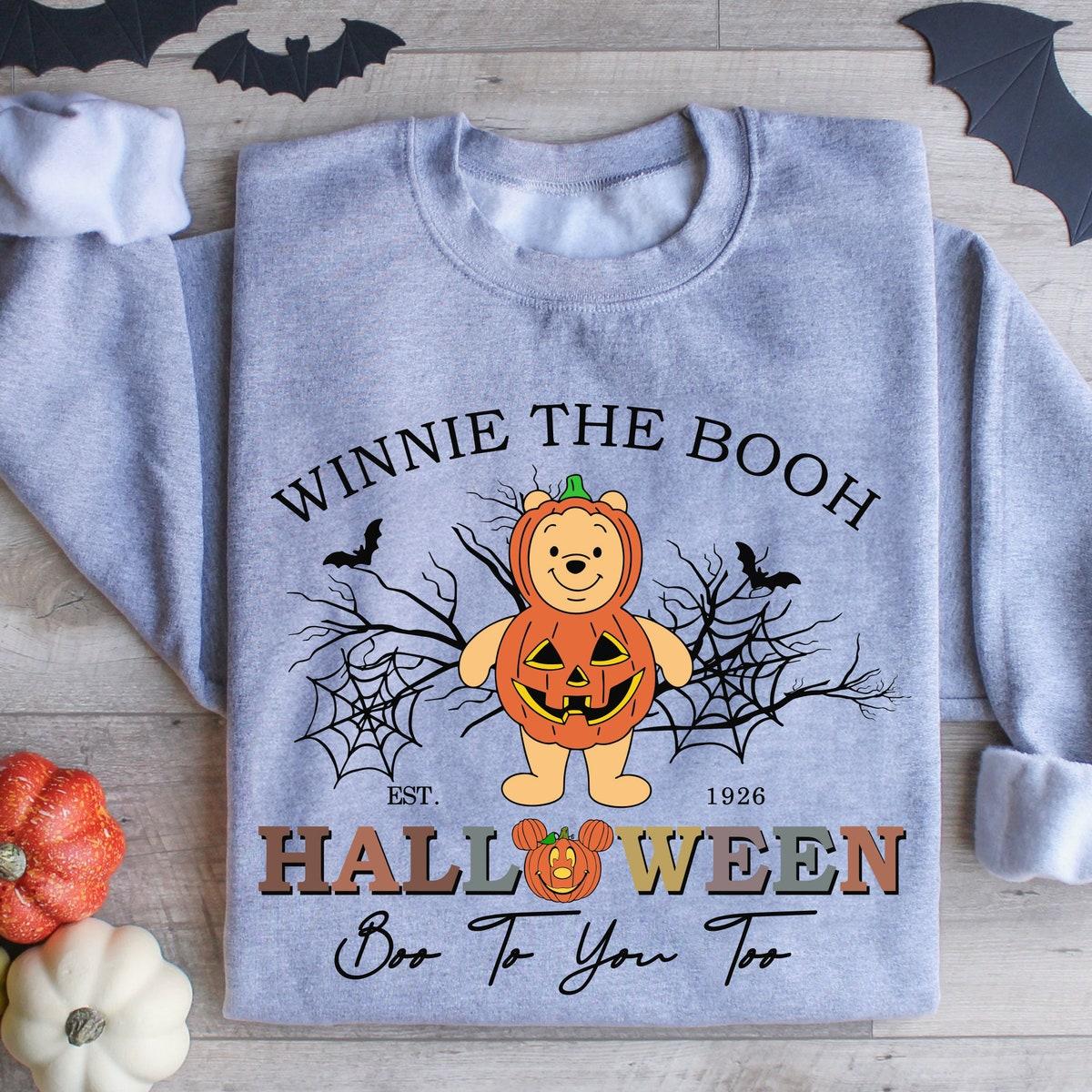 The Pooh Halloween Winnie Ghost Shirt 4