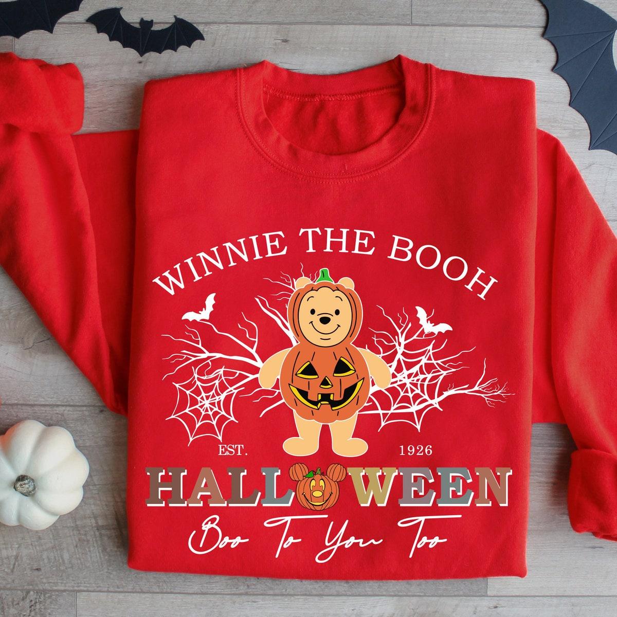 The Pooh Halloween Winnie Ghost Shirt 5