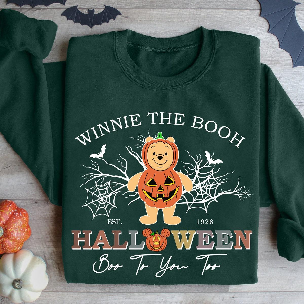 The Pooh Halloween Winnie Ghost Shirt 6