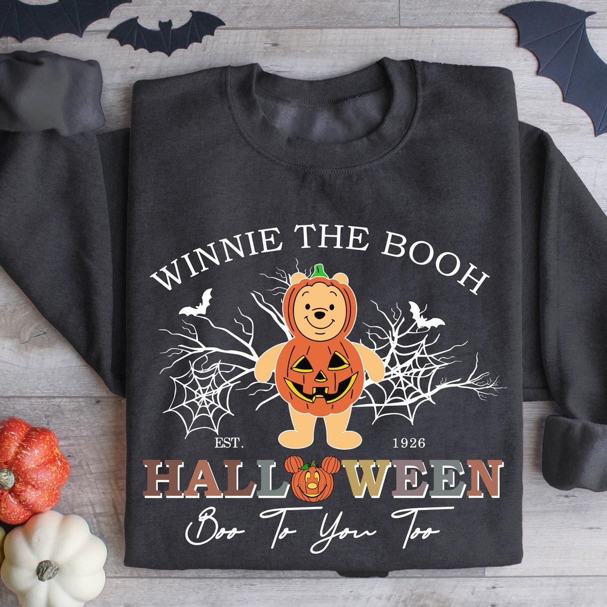 The Pooh Halloween Winnie Ghost Shirt 7