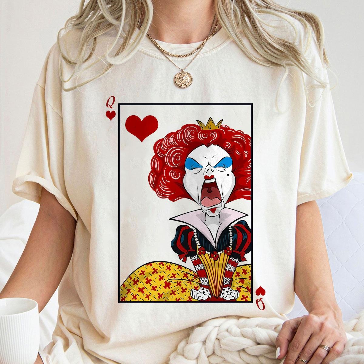 The Queen Of Hearts Alice In Wonderland Halloween Costume Shirt 1