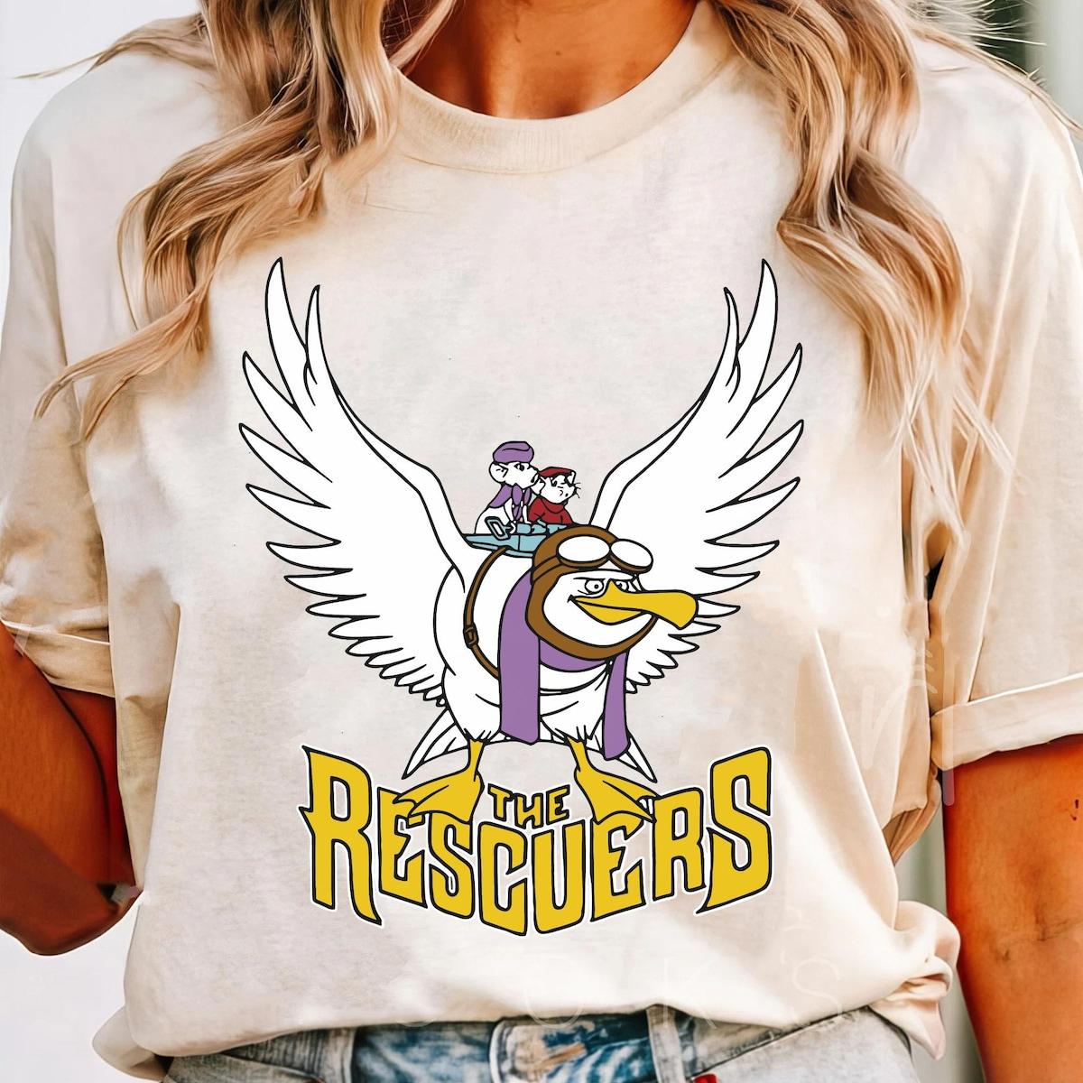 The Rescuers Juniors Orville Flight Bernard And Bianca Shirt 1