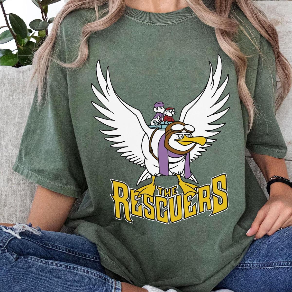 The Rescuers Juniors Orville Flight Bernard And Bianca Shirt 2