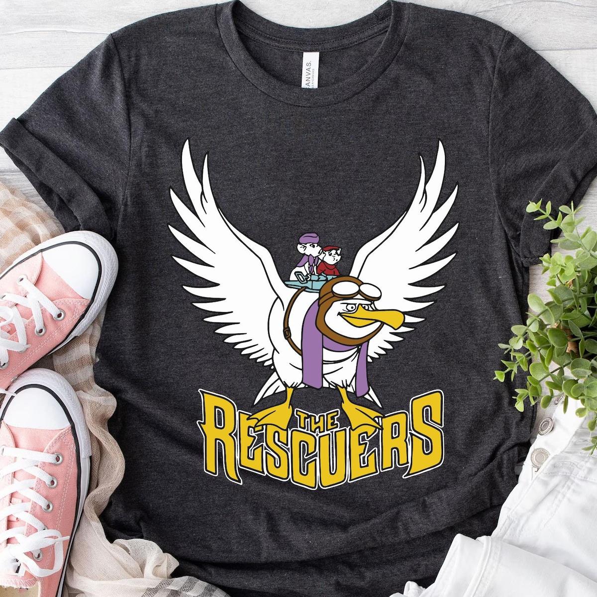 The Rescuers Juniors Orville Flight Bernard And Bianca Shirt 3