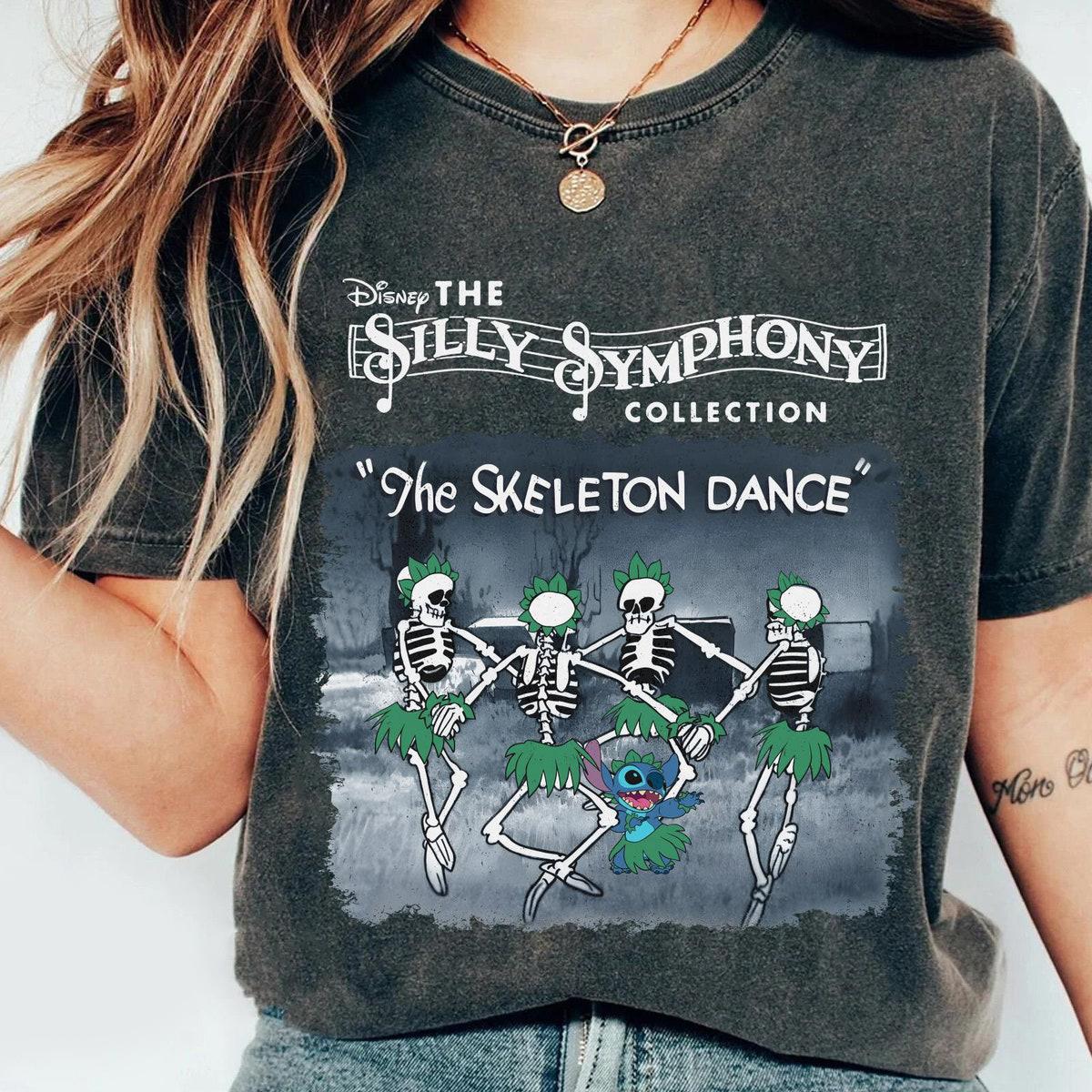 The Skeleton Dance Stitch Aloha Silly Symphonies Shirt 1