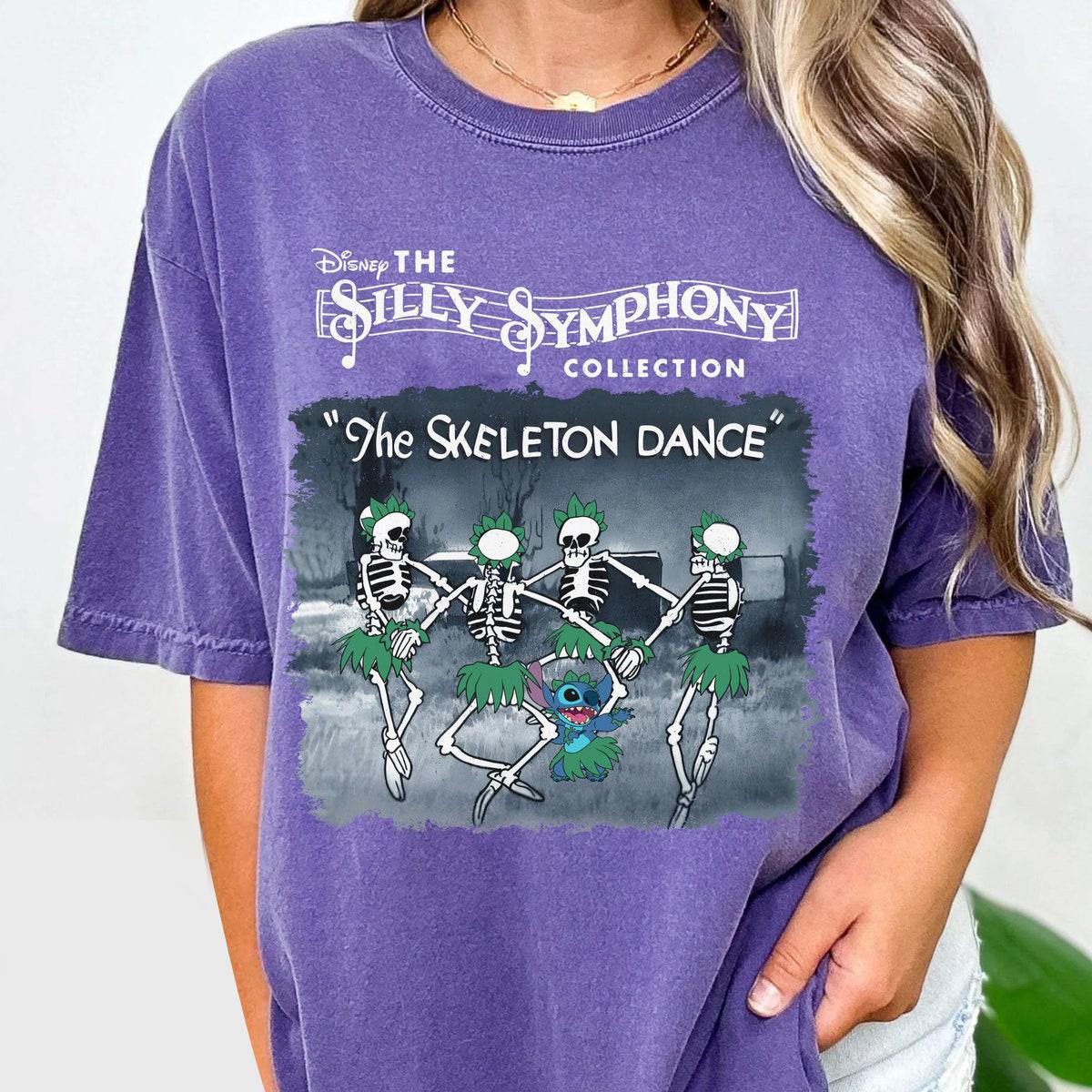 The Skeleton Dance Stitch Aloha Silly Symphonies Shirt 3