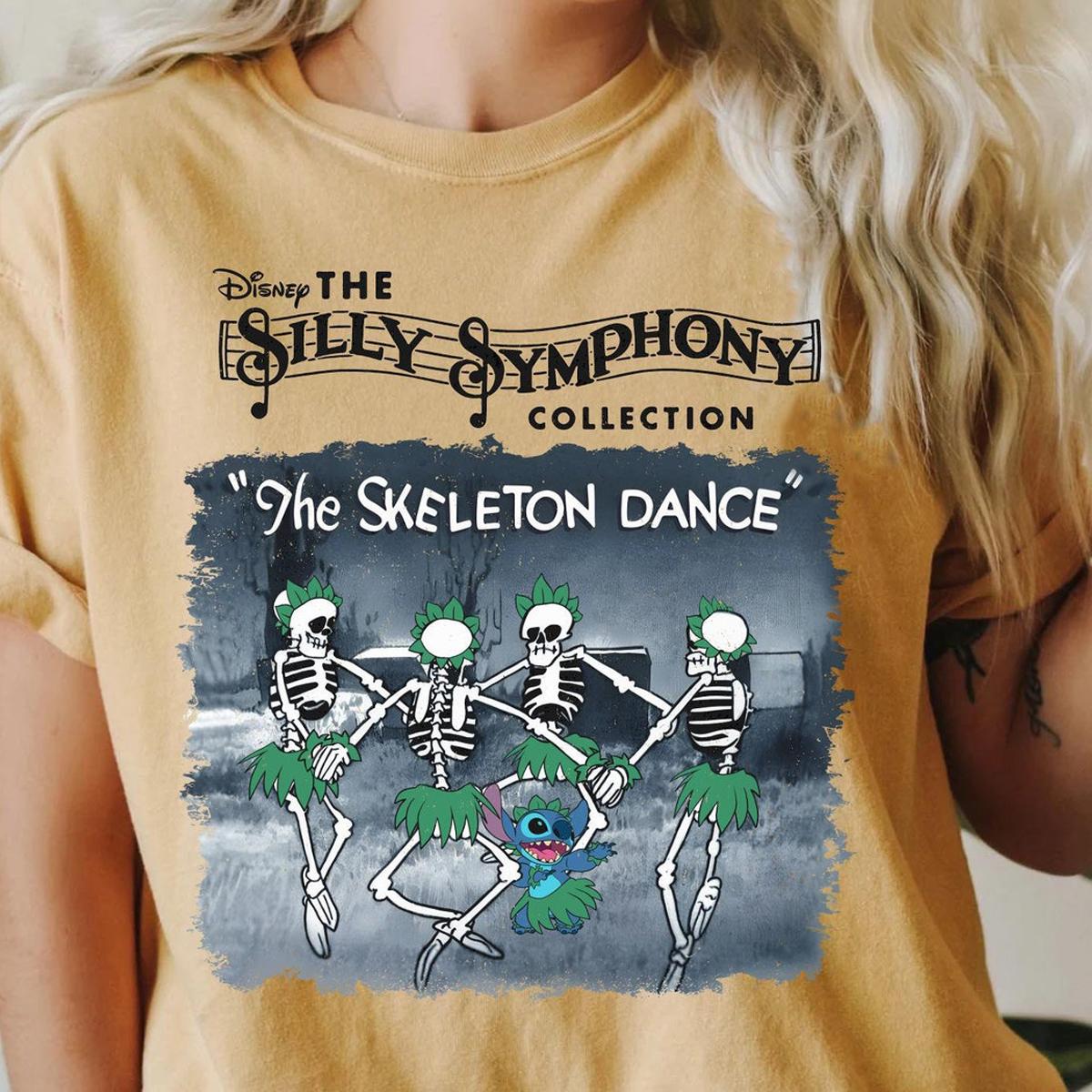 The Skeleton Dance Stitch Aloha Silly Symphonies Shirt 6