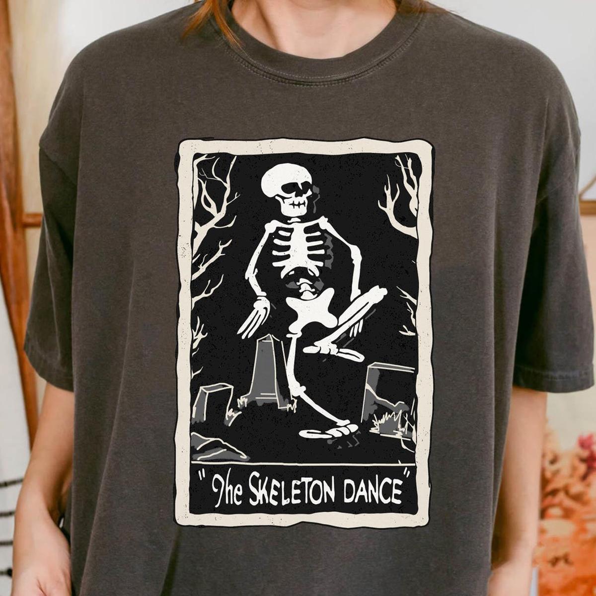 The Skeleton Dance Tarot Card Silly Symphonies Shirt 2