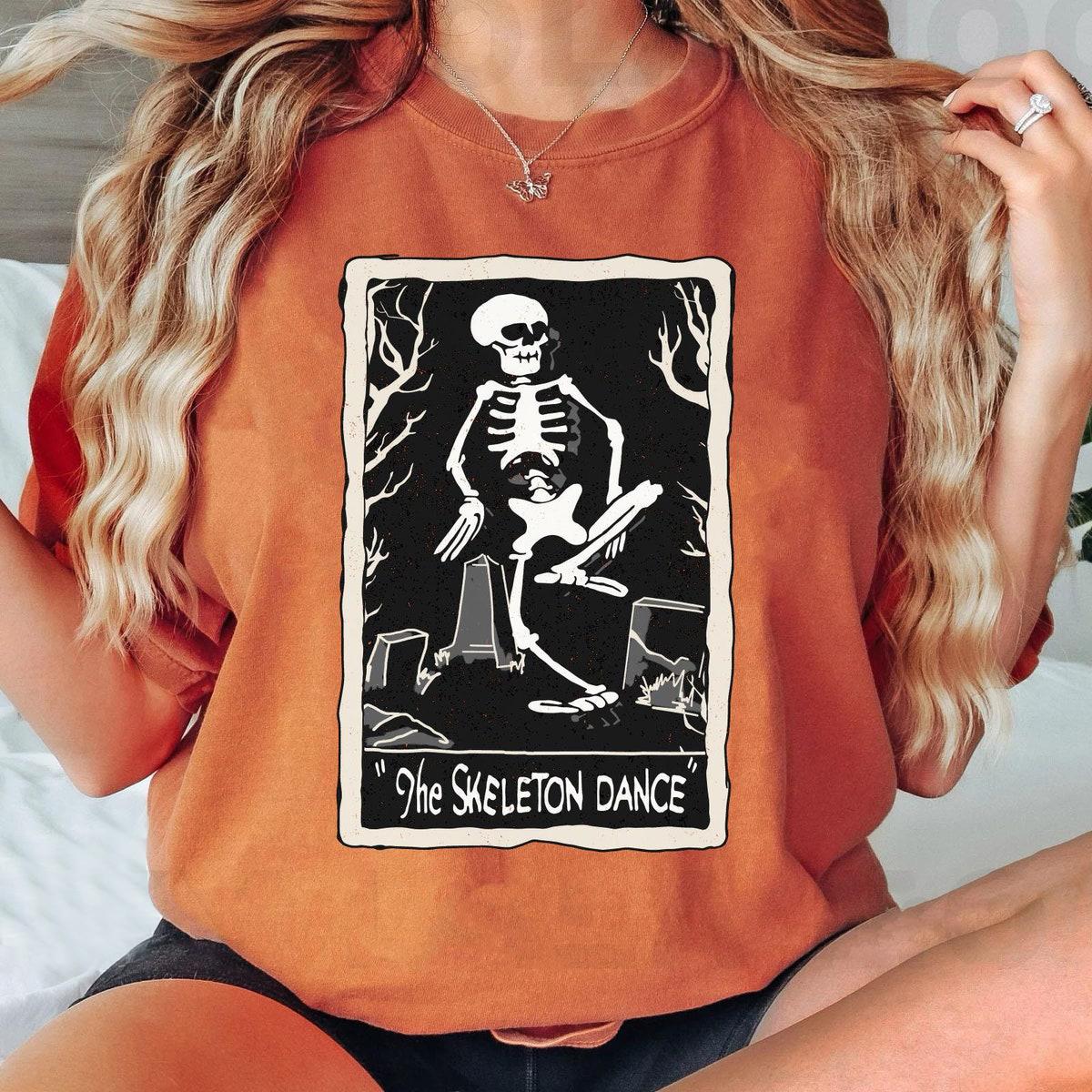 The Skeleton Dance Tarot Card Silly Symphonies Shirt 4