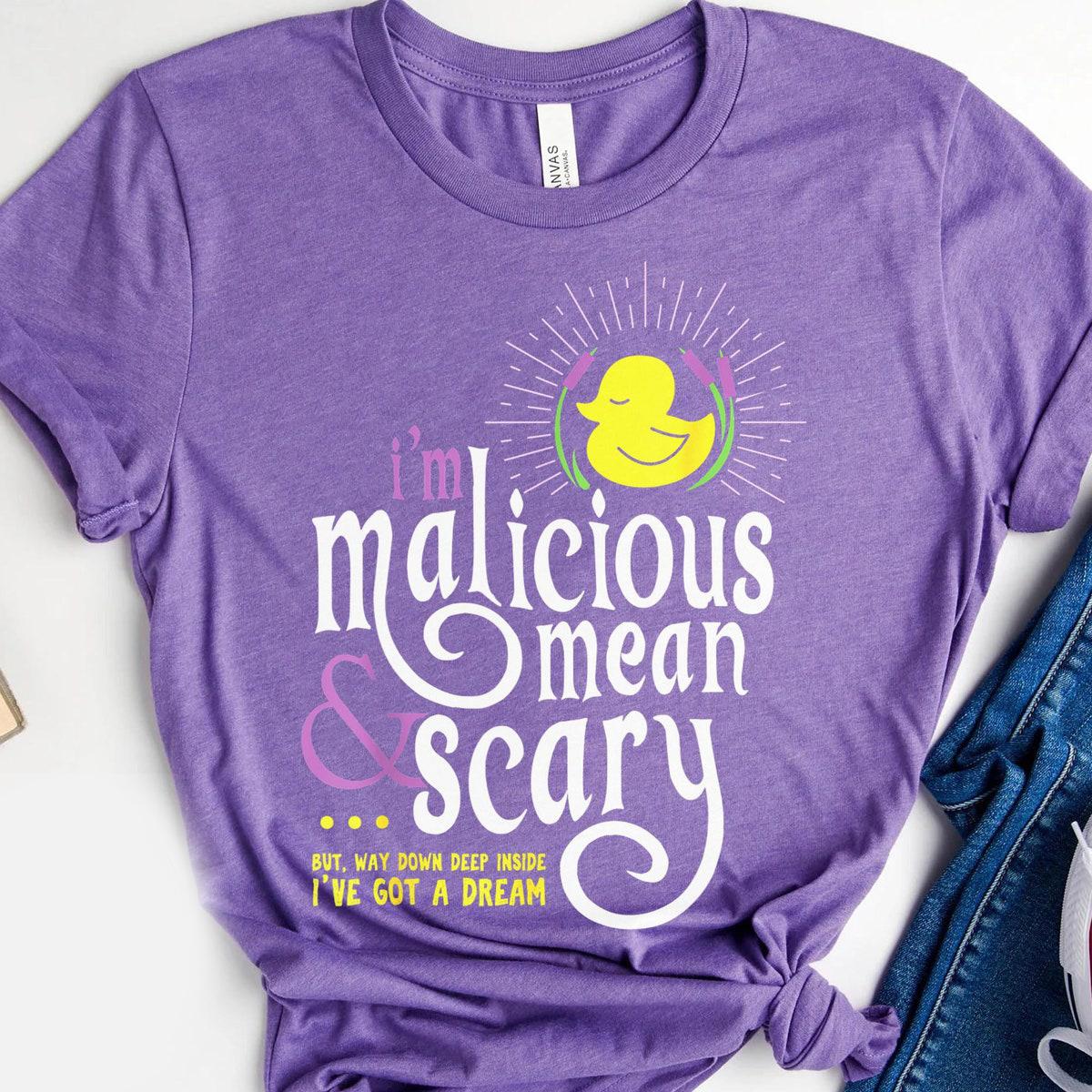 The Snuggly Duckling Malicious Mean And Scary Shirt 2