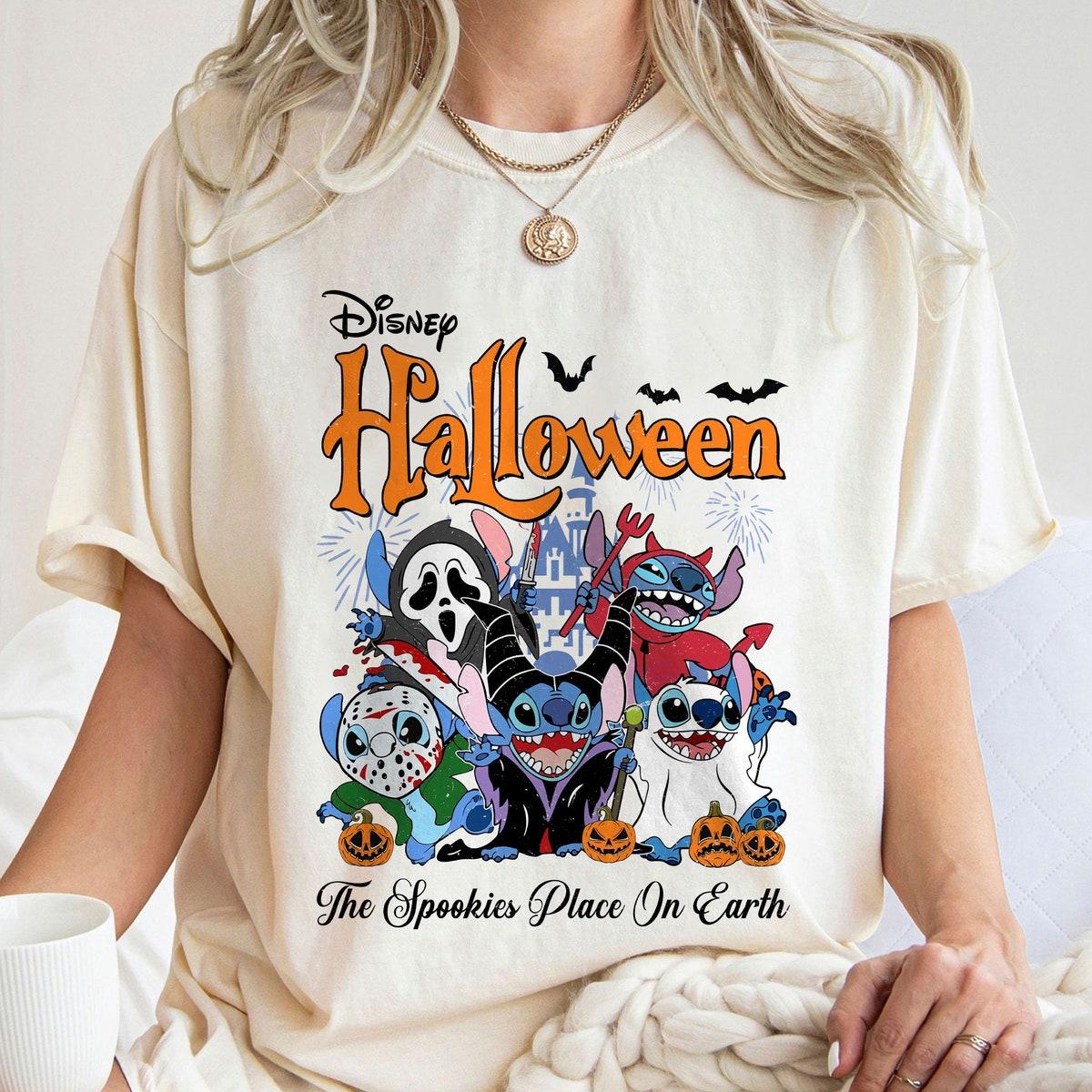 The Spookies Place On Earth Stitch Wear Halloween Costume Shirt 4