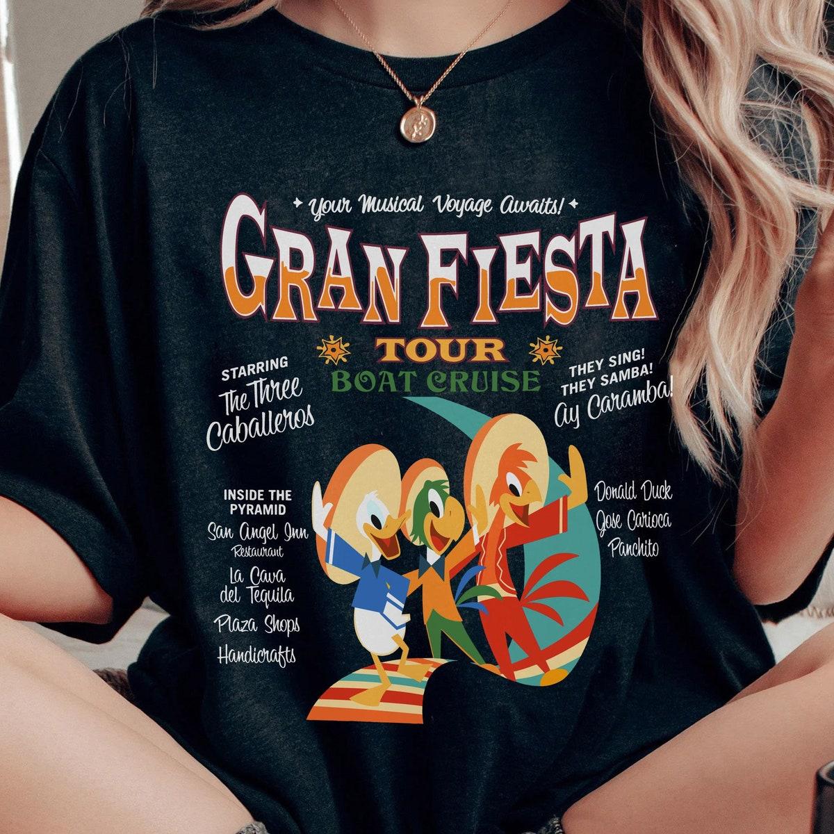 The Three Caballeros Gran Fiesta Tour Boat Cruise Shirt 1