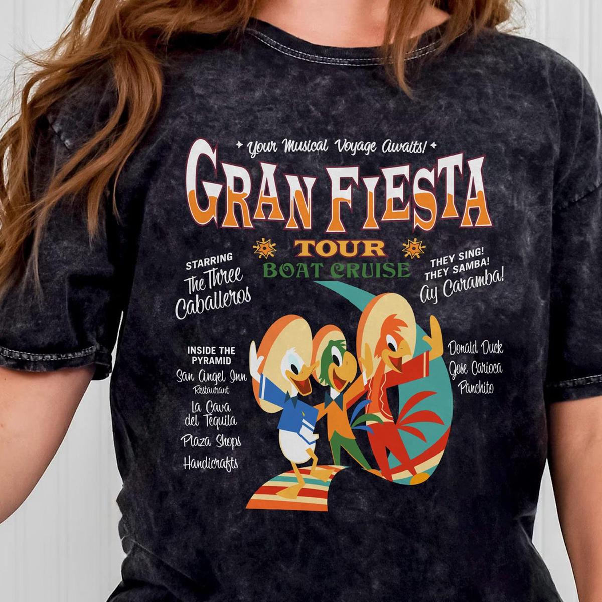 The Three Caballeros Gran Fiesta Tour Boat Cruise Shirt 3