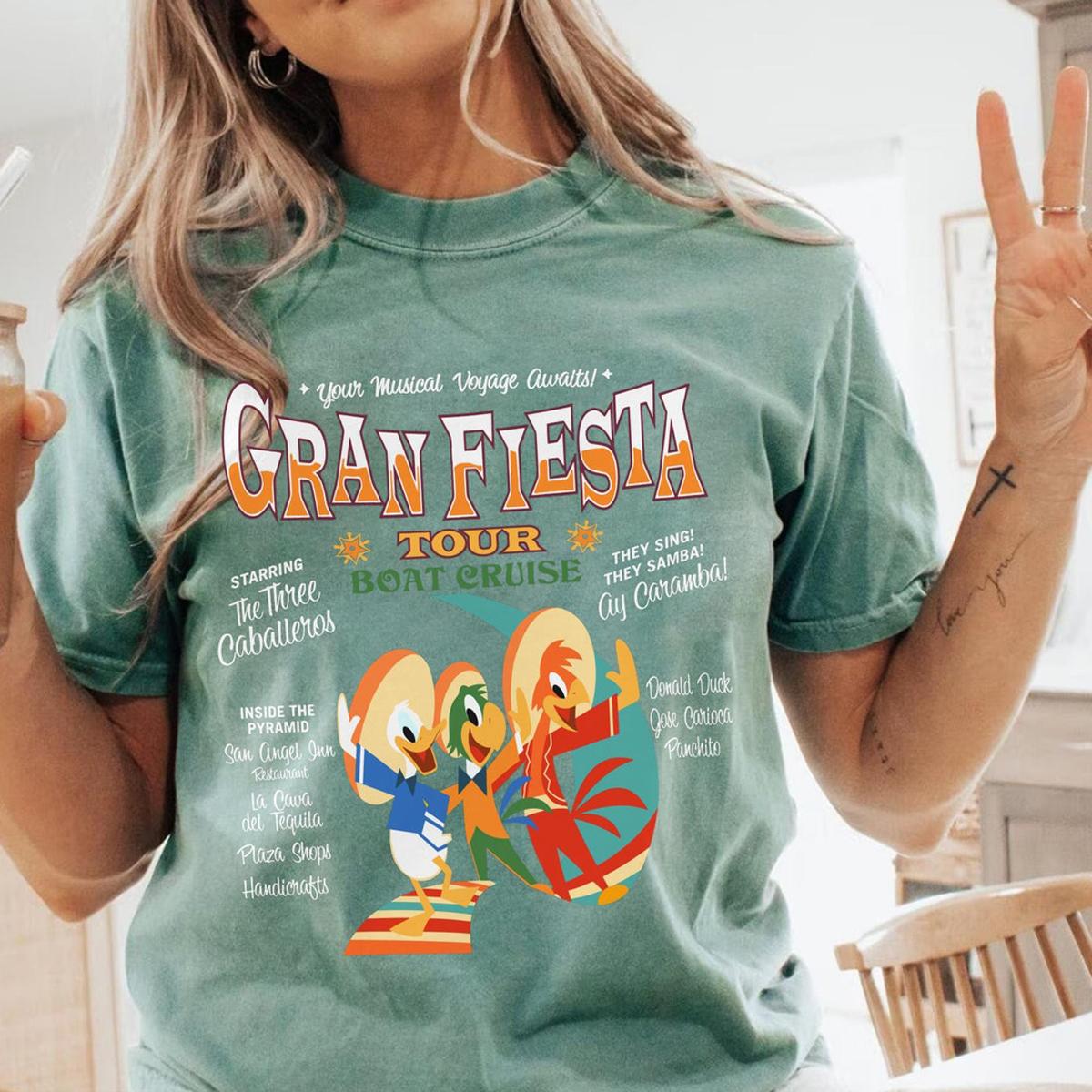 The Three Caballeros Gran Fiesta Tour Boat Cruise Shirt 5