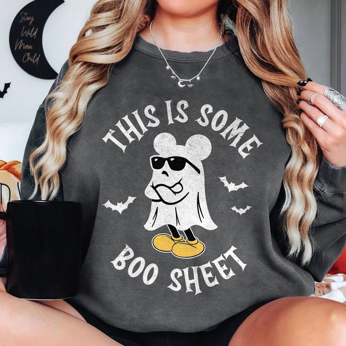 This Is Some Boo Sheet Funny Mickey Sunglasses Halloween Shirt 1