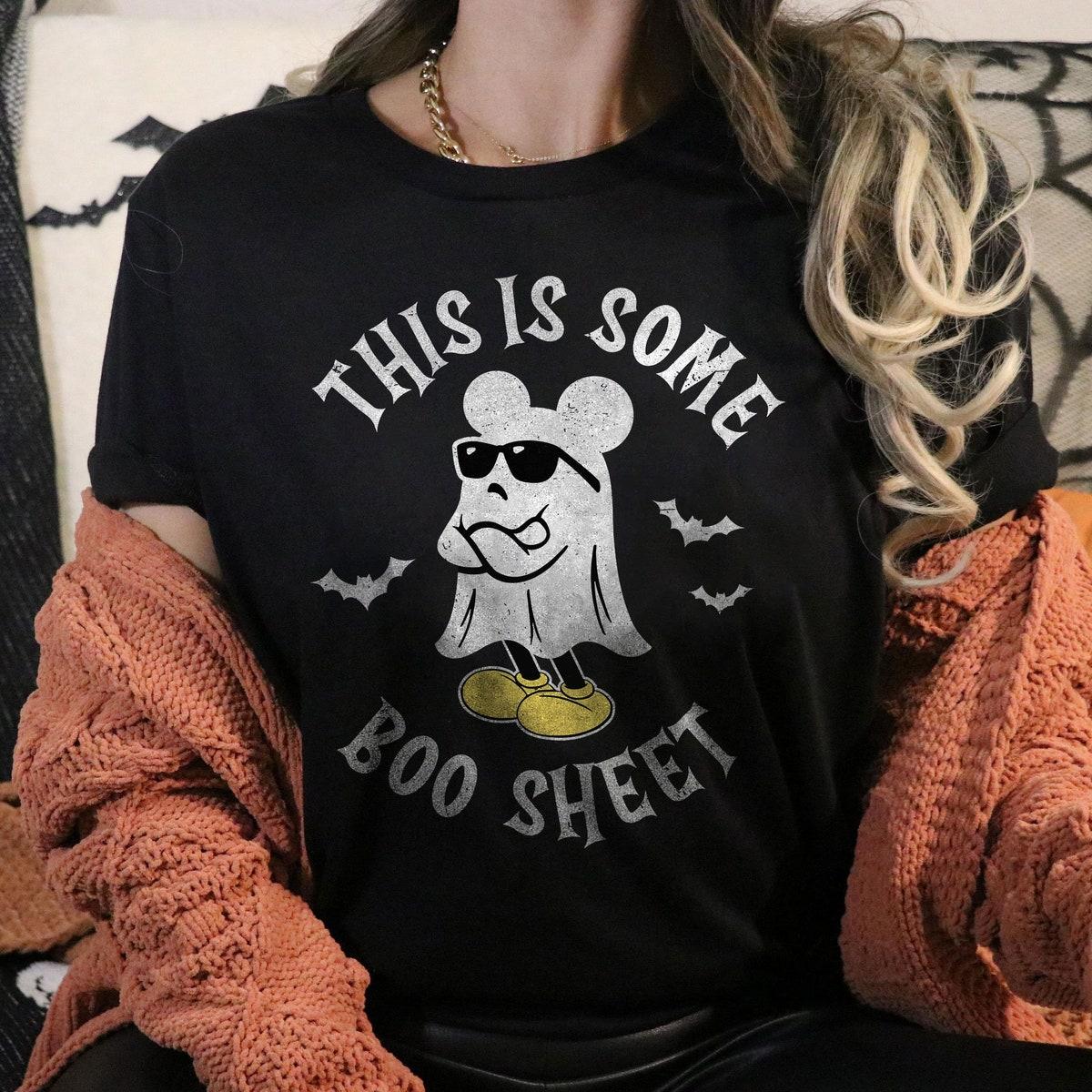 This Is Some Boo Sheet Funny Mickey Sunglasses Halloween Shirt 2