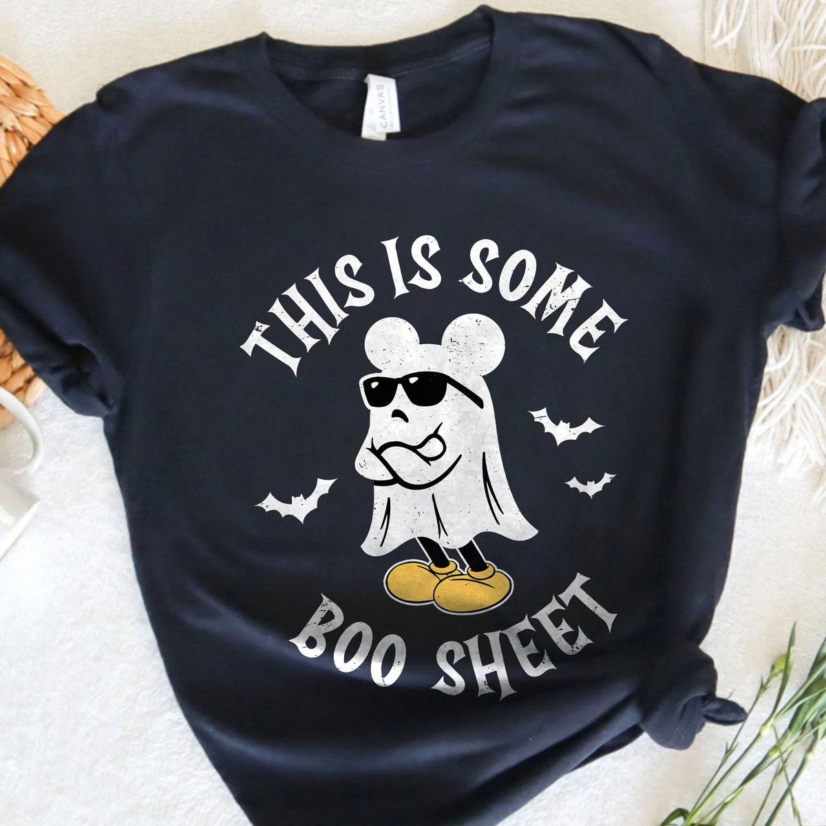 This Is Some Boo Sheet Funny Mickey Sunglasses Halloween Shirt 3