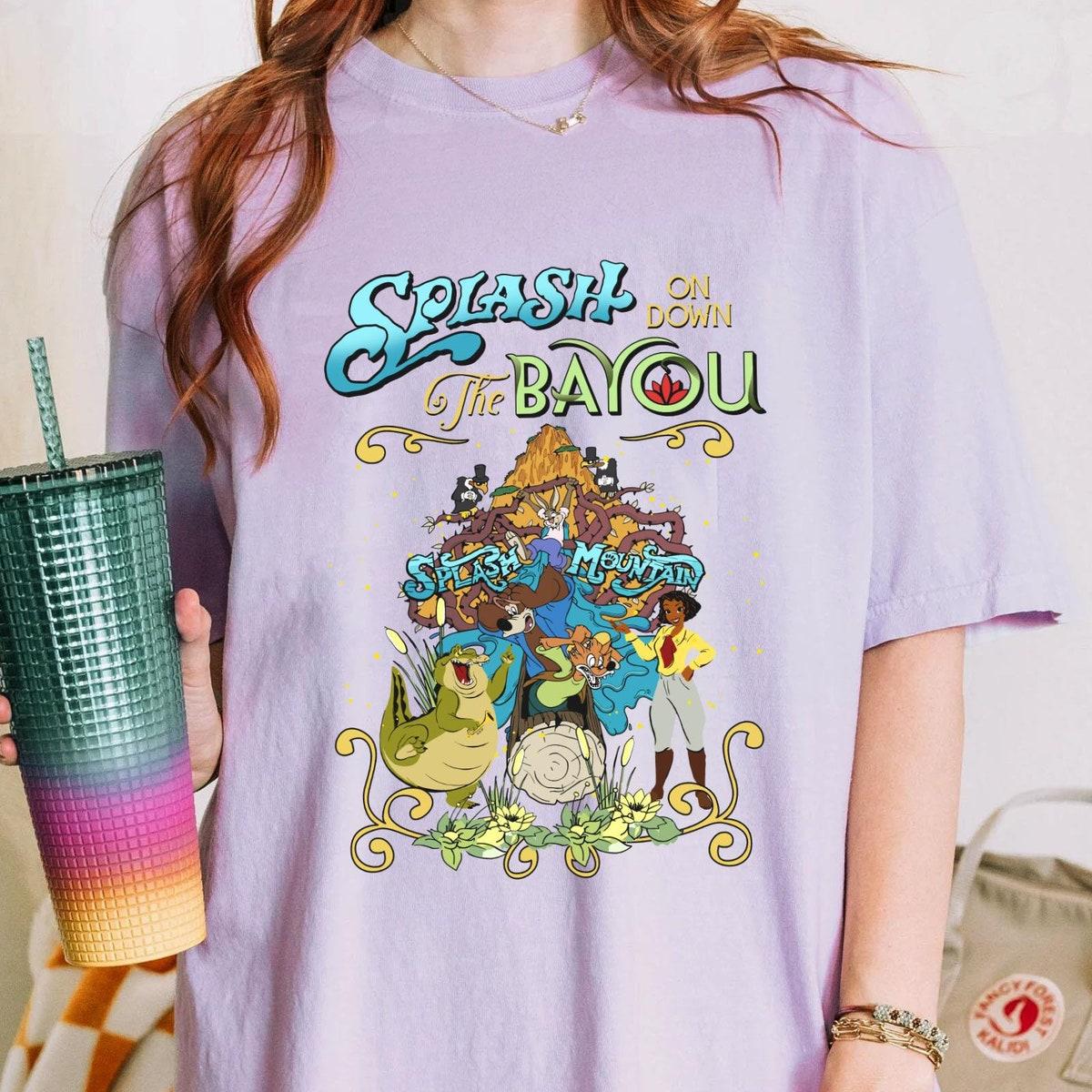 Tiana's Bayou Adventure Splash On Down The Bayou Shirt 3