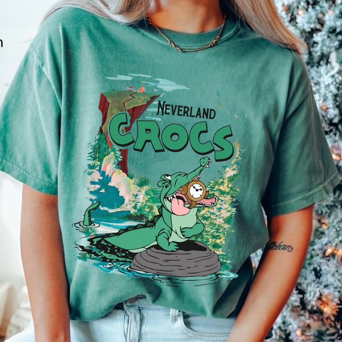 Tick tock The Crocodile Neverland Crocs Peter Pan Shirt 3