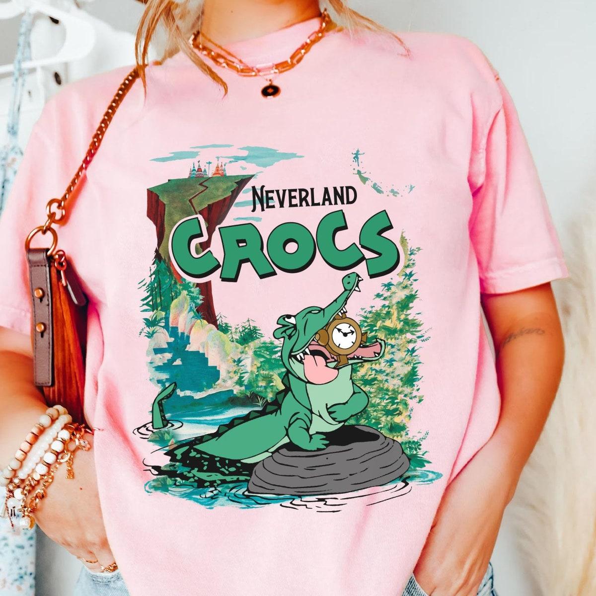 Tick tock The Crocodile Neverland Crocs Peter Pan Shirt 4